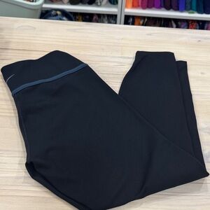 Nike Black Leggings with Subtle Gray Trim